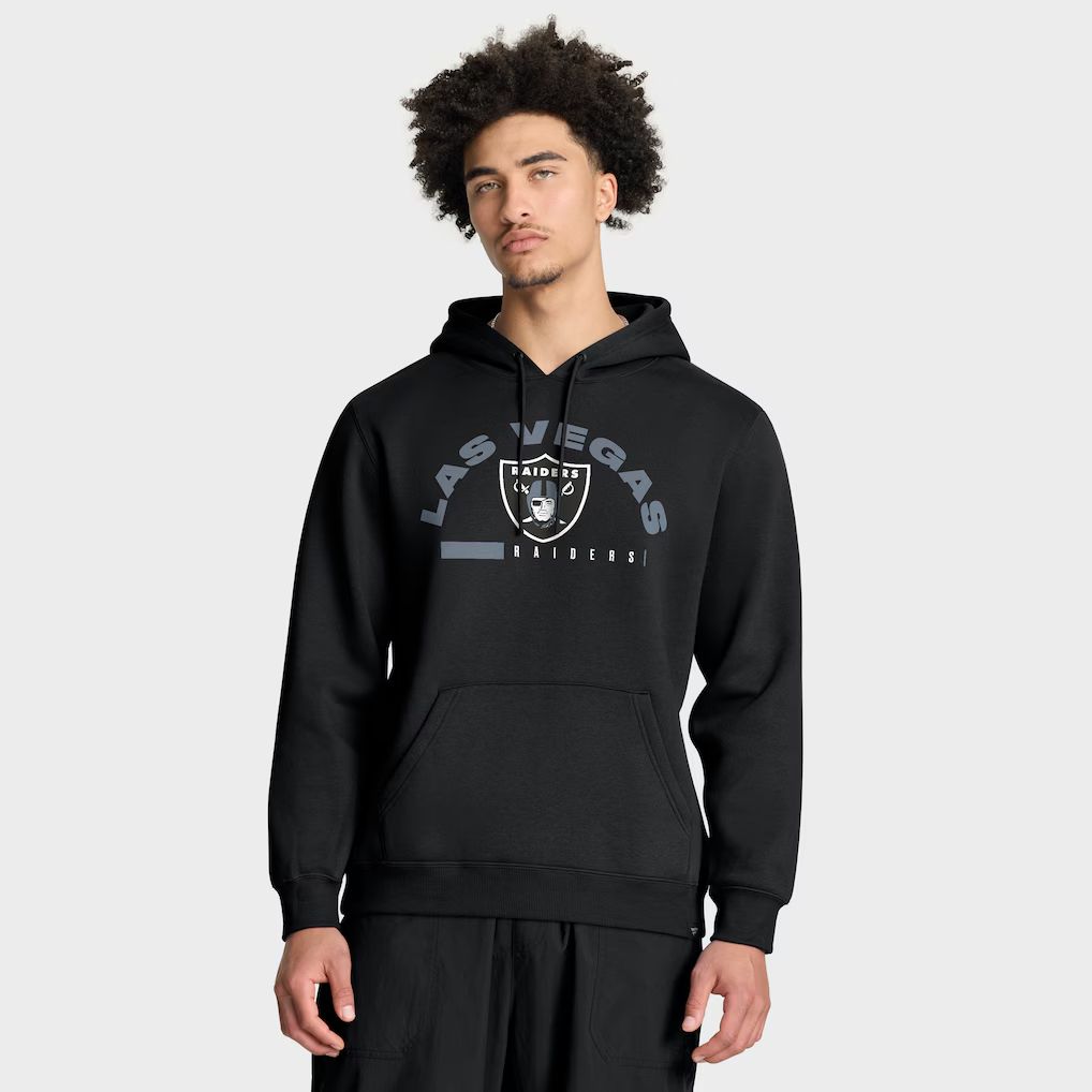 Men 2026 NFL Oakland Raiders black Hoodie hooded style 01